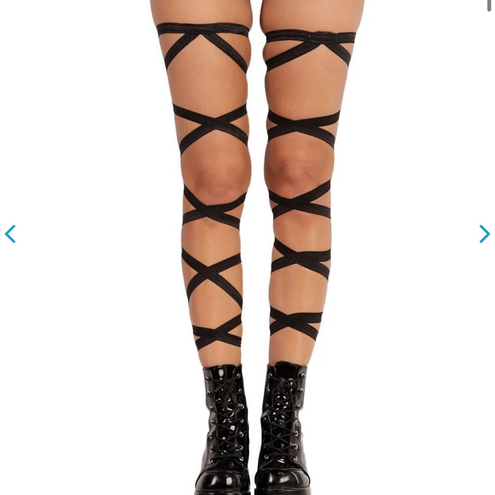 Black Leg Wraps iHeartRaves